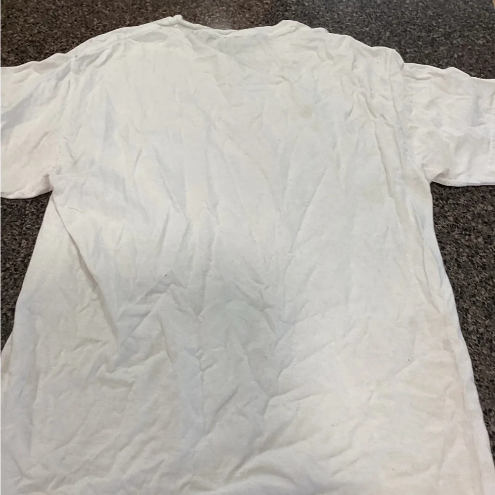 Nintendo White Tee with Green Blue Red and Orange N64 Logo